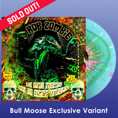 Rob Zombie/The Lunar Injection Kool Aid Eclipse Conspiracy (Bull Moose/Zia Exclusive)@***SOLD OUT***@Green in Blue w/ Pink & White Splatter Vinyl