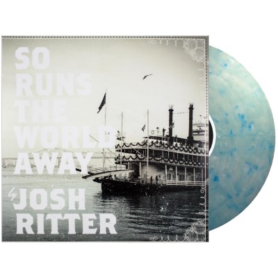 josh-ritter-so-runs-the-world-away-indie-exclusive-coke-bottle-clear-with-blue-swirl-vinyl-coke-bottle-clear-with-blue-swirl-vinyl-w-download-card-ltd-1000