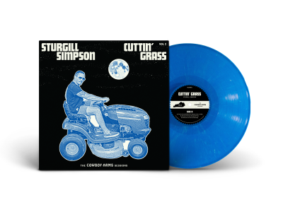 Sturgill Simpson/Cuttin' Grass Vol. 2 (Cowboy Arms Sessions)@Indie Exclusive Opaque Blue w. White Swirl Vinyl