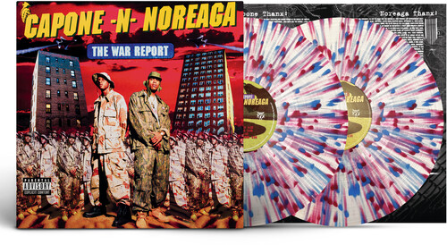 Capone-N-Noreaga/War Report (Clear Vinyl w/ Red & Blue Splatter Vinyl)@Explicit Version@2LP
