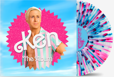 Barbie The Album/Soundtrack (Clear w/Pink & Blue Splatter Vinyl)@Ken Exclusive Cover