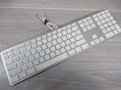 Goodtech Apple Aluminum Wired Usb Full Size Keyboard Number Pad Model A1243 