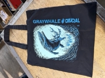 Graywhale Crucialfest Tote Collab 2023 Prehistoric Whale 