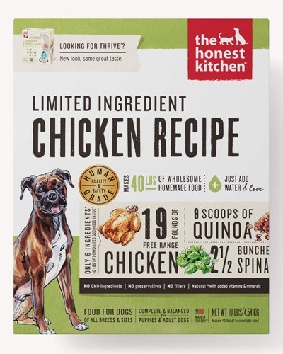 The Honest Kitchen Dog Food - Limited Ingredient Chicken