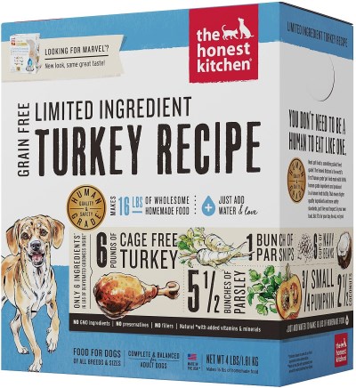 Honest Kitchen Dog Food - Limited Ingredient Turkey