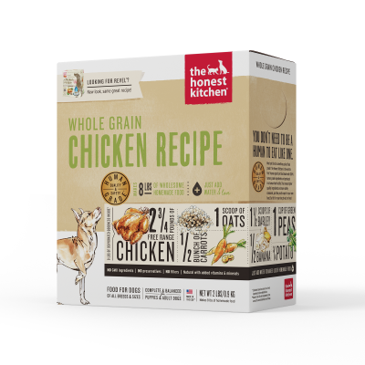 Honest Kitchen Dog Food - Whole Grain Chicken