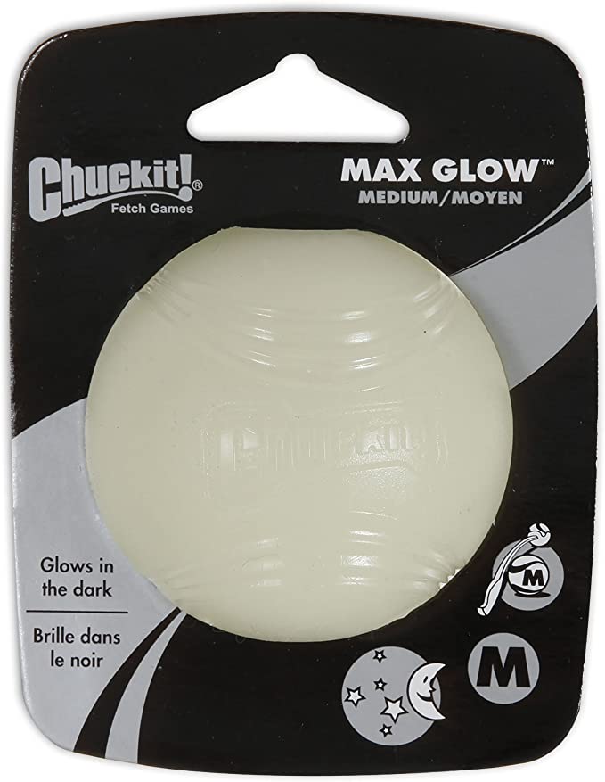 Chuckit! Dog Toy - Max Glow Ball-1 pack