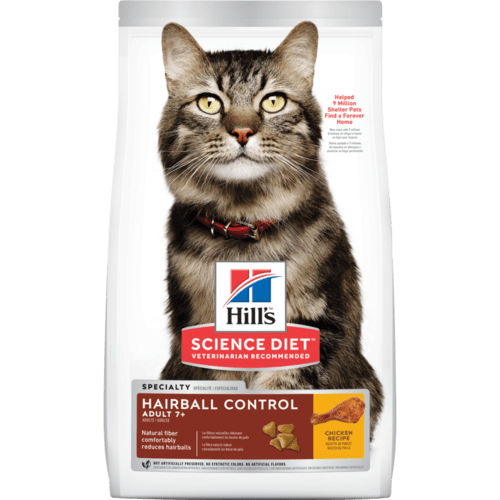 Science Diet Cat Food - Mature Adult 7+ Hairball Control