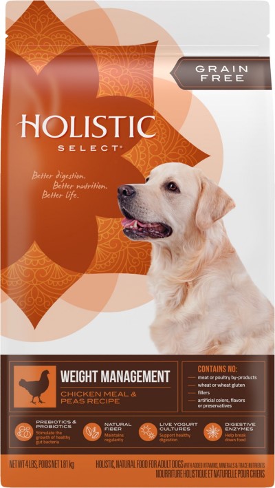 Holistic Select Dog Food Weight Management Chicken Meal ...