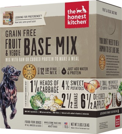Honest Kitchen Dog Food - Grain Free Fruit & Veggie Base Mix