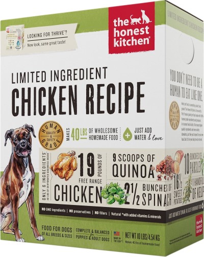 The Honest Kitchen Dog Food - Limited Ingredient Chicken