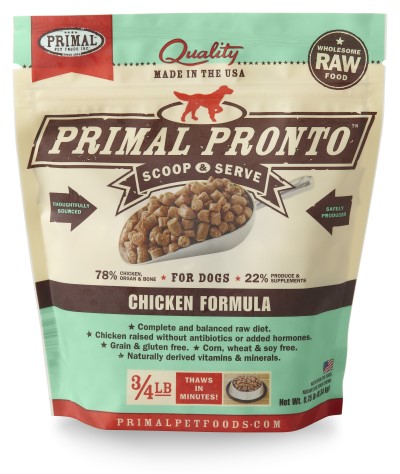 Primal Frozen Dog Food - Pronto - Chicken