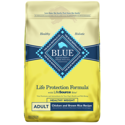 Blue Buffalo Dog Food - Adult Healthy Weight Chicken & Brown Rice