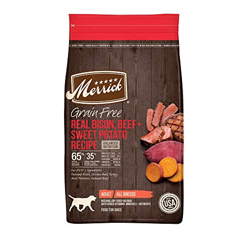 Merrick Dog Food - Grain-Free Real Bison, Beef, & Sweet Potato
