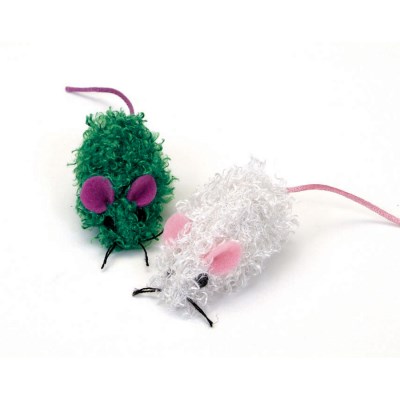 Rascal Cat Toy - Fuzzy Ball Jr Cat Toy- Assorted