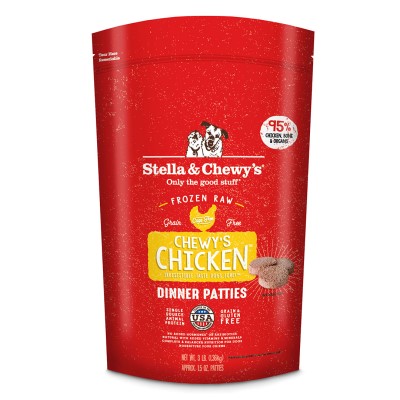 Stella & Chewy's Frozen Dog Food - Chewy's Chicken Patties