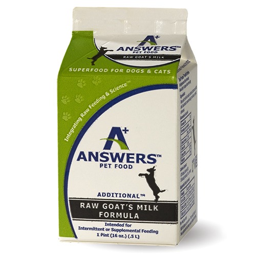 Answers Frozen Raw Goat's Milk NC