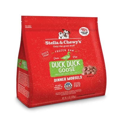 Stella & Chewy's Frozen Dog Food - Dinner Morsels - Duck Duck Goose