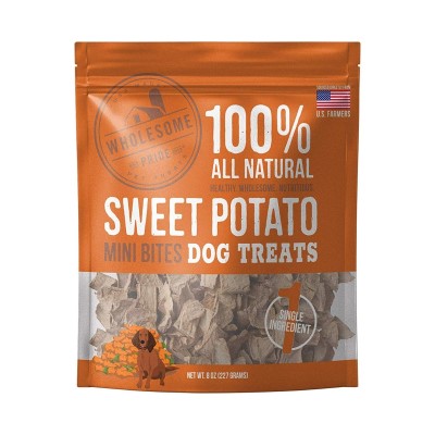Wholesome Pride Dog Treat - Sweet Potato Mini Bites