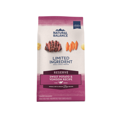 Natural Balance Dog Food - LID Grain Free Sweet Potato & Venison