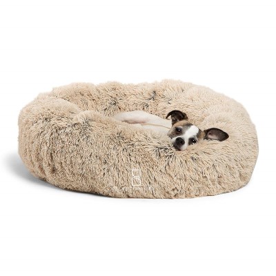 Best Friends Urban Paw Shag Dog Bed - Taupe