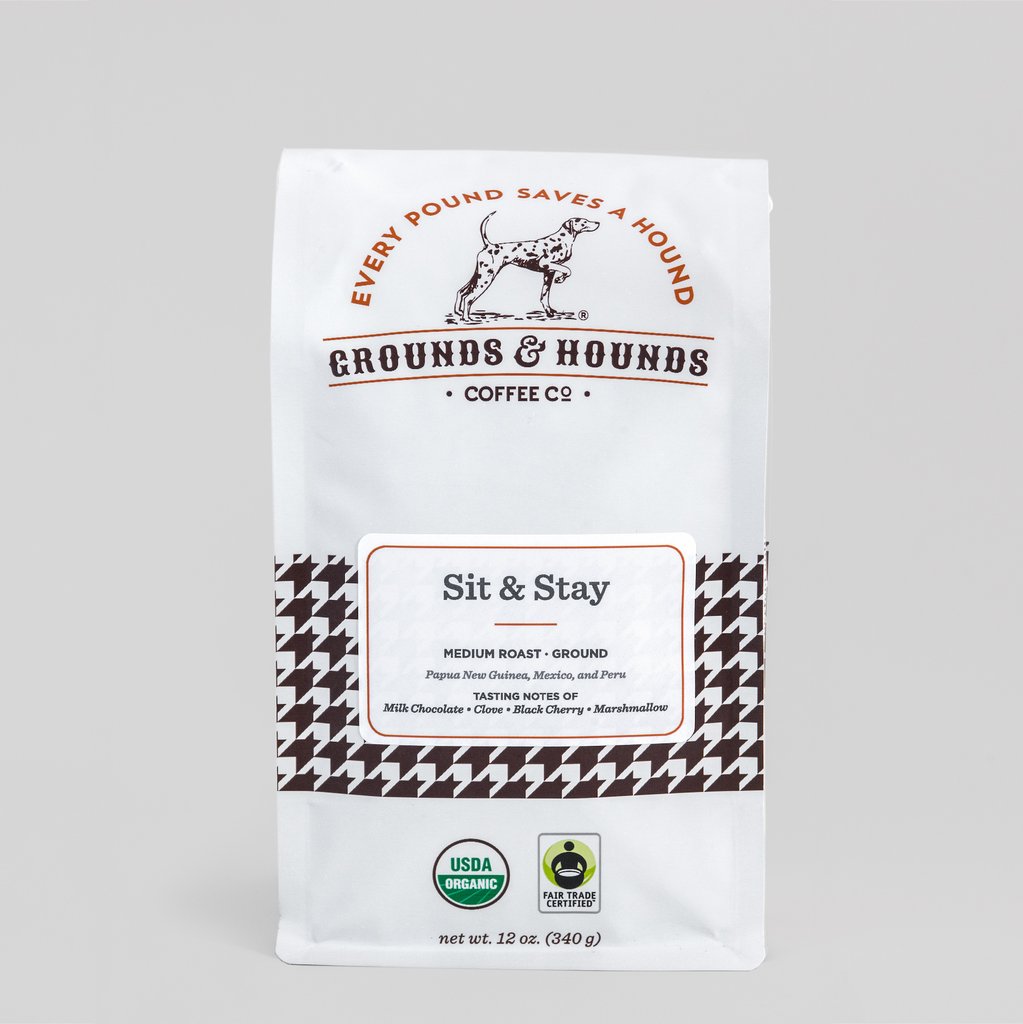 Grounds & Hounds Coffee - Sit and Stay  - Ground
