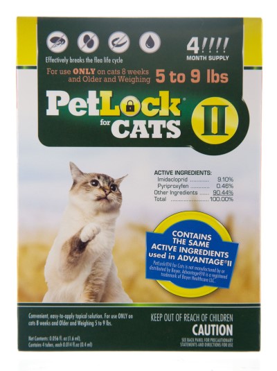 PetLock II Flea Prevention For Cats 5 to 9 lbs