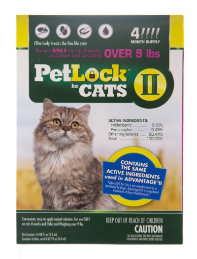PetLock II Flea Prevention For Cat Over 9 lbs