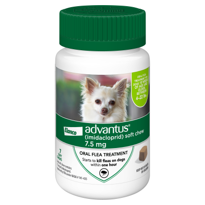 Elanco advantus Flea Treatment Soft Chew - Small Dog-7 Count