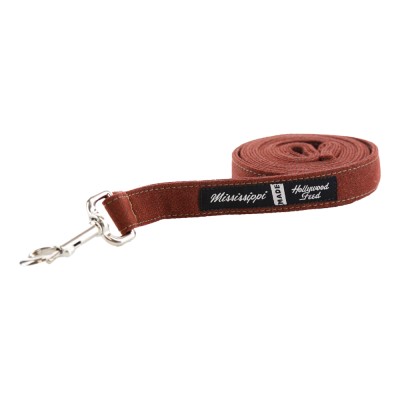 Hollywood Feed Mississippi Made Dog Leash - Solid Red