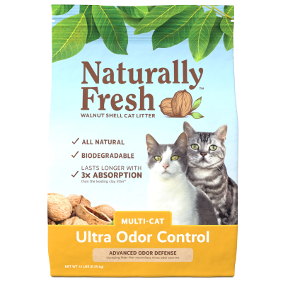 Naturally Fresh Ecoshell Cat Litter - Multi-Cat Ulta Odor Control Clumping