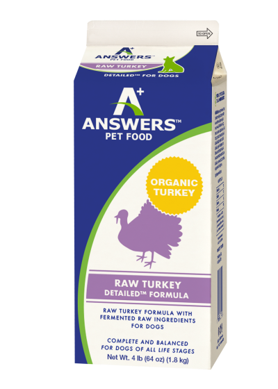 Answers Frozen Dog Food - Detailed Turkey
