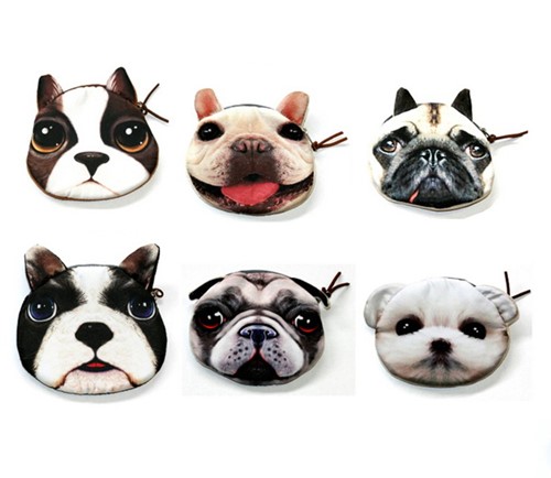 Bamboo Doggy Coin Purse - Assorted