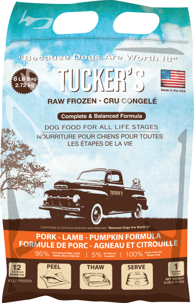 Tucker's Frozen Dog Food - Lamb & Pork