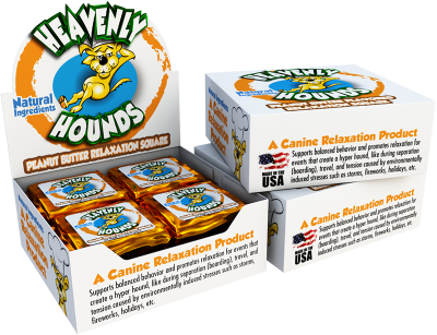 Heavenly Hounds Calming Dog Treat - Peanut Butter Relaxation Square
