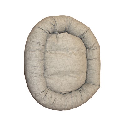 Mississippi Made Donut Dog Bed - Limited Editon Solid Grey