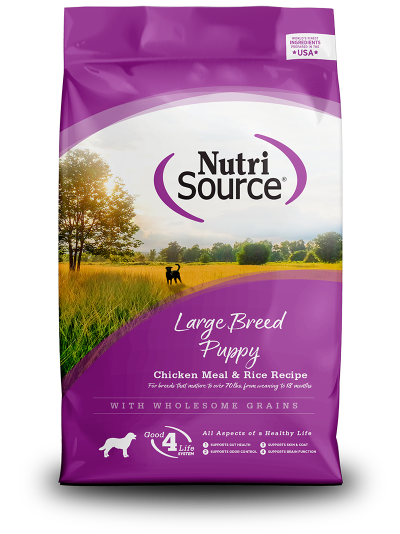 NutriSource Dog Food - Large Breed Puppy Chicken & Rice