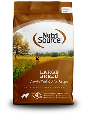 NutriSource Dog Food - Large Breed Lamb Meal & Rice