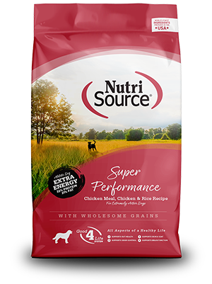 NutriSource Dog Food - Super Performance Chicken & Rice