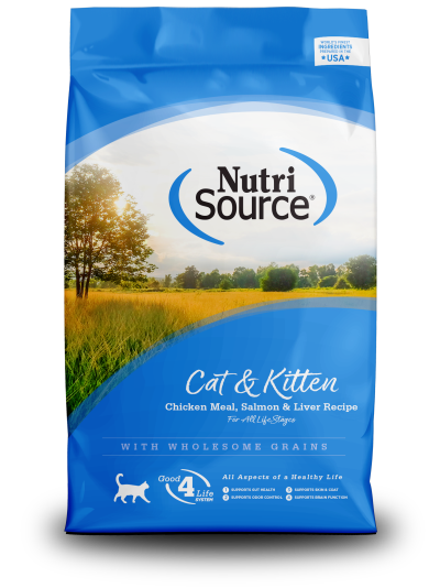 NutriSource Cat Food - Cat & Kitten Chicken Meal, Salmon, & Liver