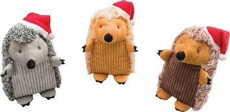 SPOT Dog Toy - Christmas Hedgehogs - Assorted
