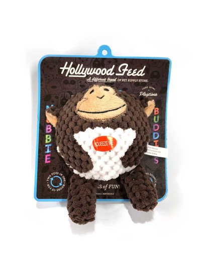 Hollywood Feed Dog Toy - Nubbie Buddies - Monkey