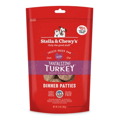 Stella & Chewy's Dog Food - Freeze-Dried Raw Tantalizing Turkey