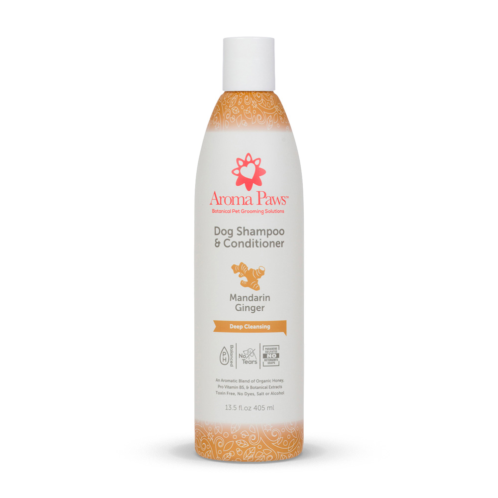 Aroma Paws Dog Shampoo & Conditioner - Mandarin Ginger
