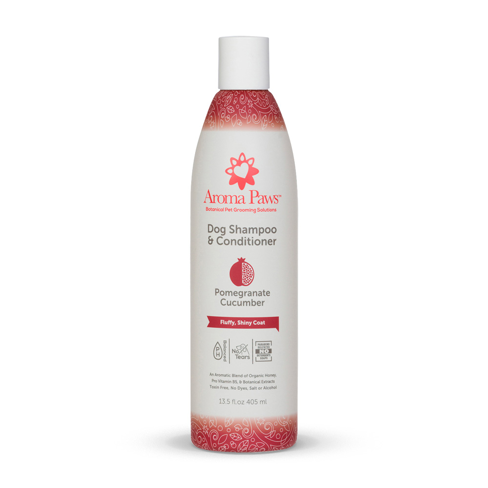 Aroma Paws Dog Shampoo & Conditioner - Pomegranate Cucumber