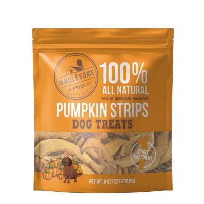 Wholesome Pride Dog Treat - Pumpkin Strips
