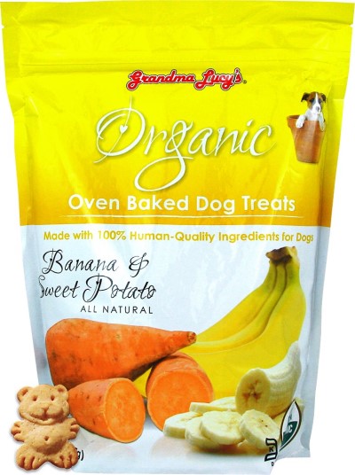 Grandma Lucy's Dog Treats - Organic Banana & Sweet Potato Oven Baked