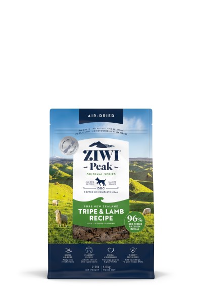 Ziwi Peak Dog Food - Air Dried Tripe & Lamb