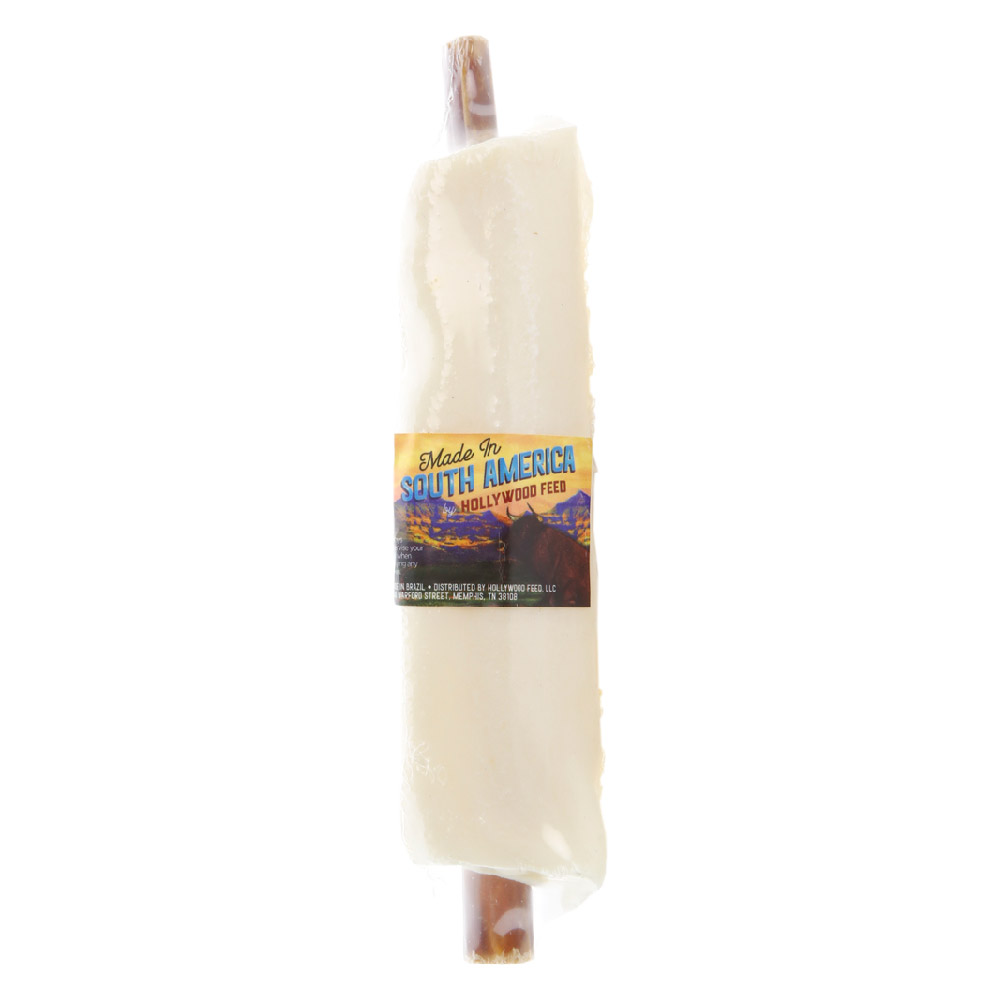 Hollywood Feed Made In South America Dog Chew - Rawhide Roll with Esophagus Stick