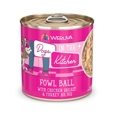 Weruva Dog Food - Dogs in the Kitchen - Fowl Ball-Case of 12